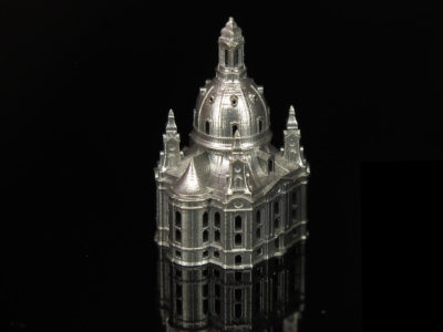 Fraunkirche manufactured with micro laser sintering by 3D MicroPrint